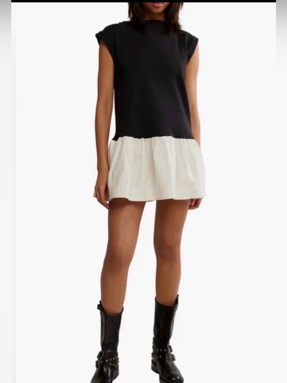 Free People Simply Smitten Mini Dress
Black White Mixed Media OB1297645 XS